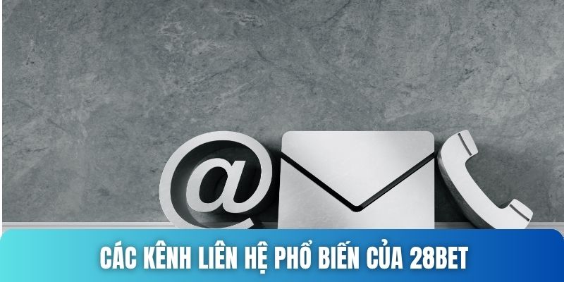 Các kênh liên hệ phổ biến của 28bet